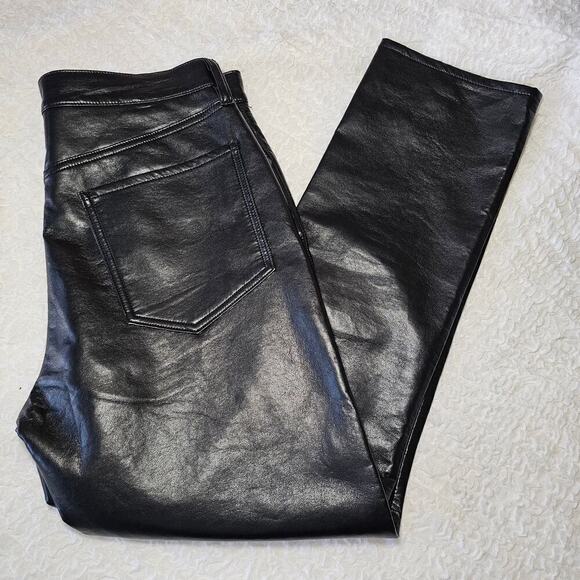 AGOLDE Recycled Leather Riley Long in Detox sz 30 - Picture 3 of 11